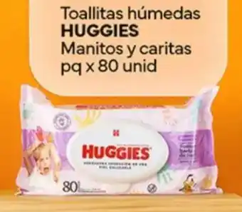 Plaza Vea Toallitas húmedas HUGGIES Manitos y caritas pq oferta