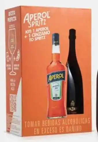 Plaza Vea Pack APEROL btx 750 ml + CINZANO To-Spritz bt oferta