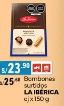 Plaza Vea Bombones surtidos LA IBÉRICA cj oferta