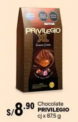 Plaza Vea Chocolate PRIVILEGIO cj oferta