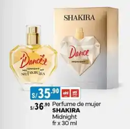 Plaza Vea Perfume de mujer SHAKIRA Midnight fr oferta