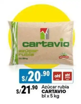 Plaza Vea Azúcar rubia CARTAVIO bl oferta