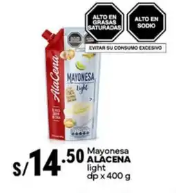 Plaza Vea Mayonesa AlaCena light dp oferta