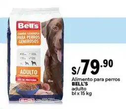 Plaza Vea Alimento para perros BELL'S adulto oferta