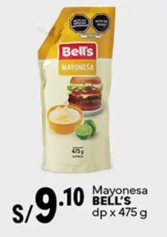 Plaza Vea Mayonesa BELL'S oferta