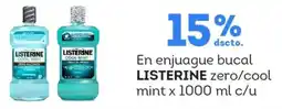 Tottus En enjuague bucal LISTERINE zero/cool mint oferta