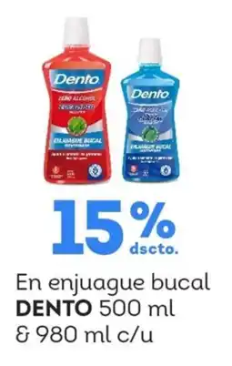 Tottus En enjuague bucal DENTO oferta