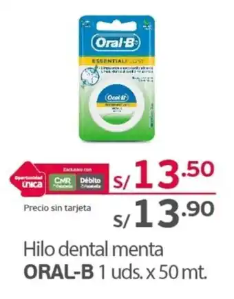 Tottus Hilo dental menta ORAL-B oferta