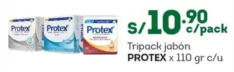 Tottus Tripack jabón PROTEX oferta