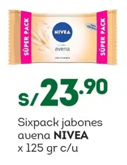 Tottus Jabones avena NIVEA oferta