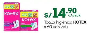 Tottus Toalla higiénica KOTEX oferta