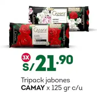 Tottus Tripack jabones CAMAY oferta