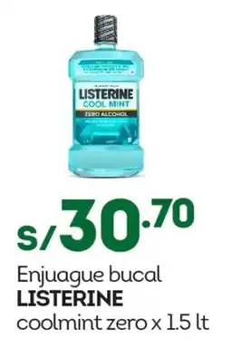 Tottus Enjuague bucal LISTERINE coolmint zero oferta