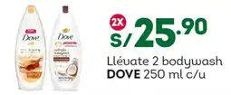 Tottus Llévate 2 bodywash DOVE oferta