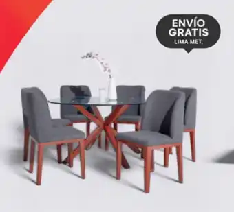 Oechsle Kaz Home Juego de Comedor Lugo 6 Sillas oferta