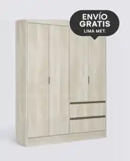 Oechsle KAZ HOME Ropero Nico 4 Puertas 2 Cajones oferta