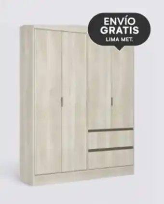 Oechsle KAZ HOME Ropero Nico 4 Puertas 2 Cajones oferta