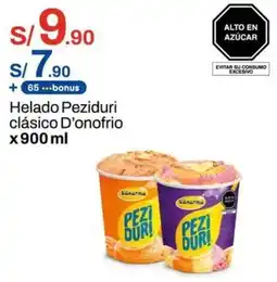 Metro Helado peziduri clásico d'onofrio oferta