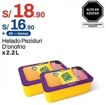 Metro Helado peziduri d'onofrio oferta