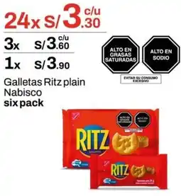 Metro Ritz plain nabisco galletas oferta