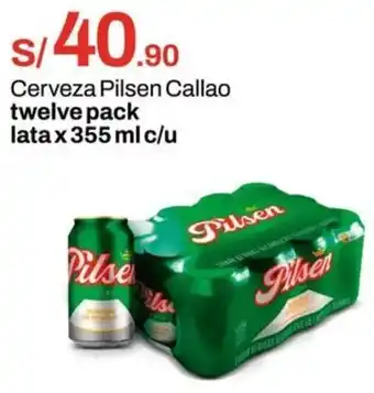 Metro Pilsen callao cerveza twelve pack lata oferta