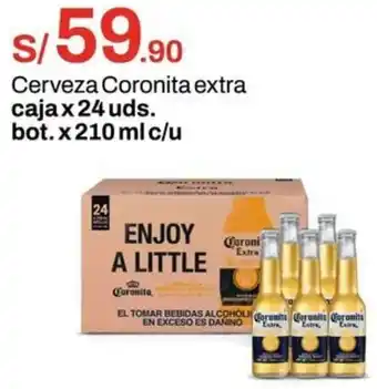 Metro Cerveza coronita extra oferta