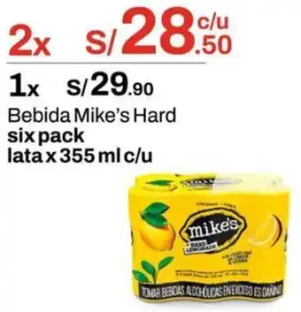 Metro Mike's hard bebida oferta