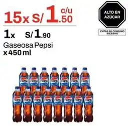 Metro Pepsi gaseosa oferta