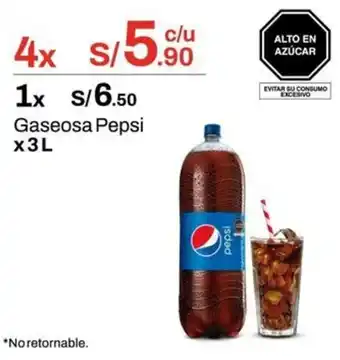 Metro Pepsi gaseosa oferta