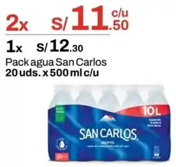 Metro San carlos pack agua oferta