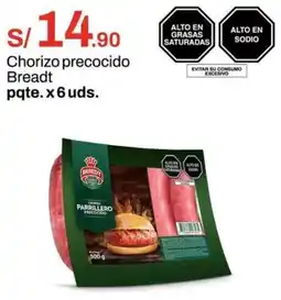 Metro Chorizo precocido breadt oferta