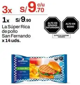 Metro San fernando la súper rica de pollo oferta