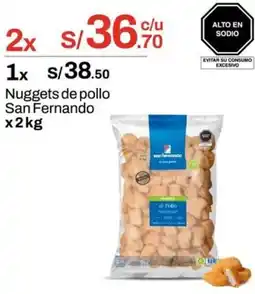 Metro San fernando nuggets de pollo oferta