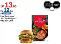 Metro El churrasquito hamburguesa oferta