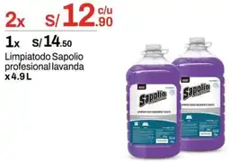 Metro Sapolio limpiatodo profesional lavanda oferta