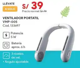 Hiraoka Ventilador portatil VMP-005 oferta