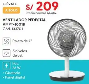 Hiraoka Ventilador pedestal VMPT-1001R oferta