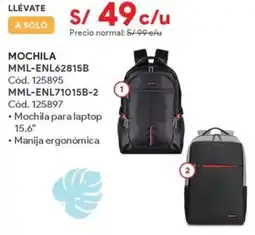 Hiraoka Mochila MML-ENL62815B oferta