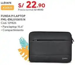 Hiraoka Funda p/laptop FML-ENL010815 N oferta