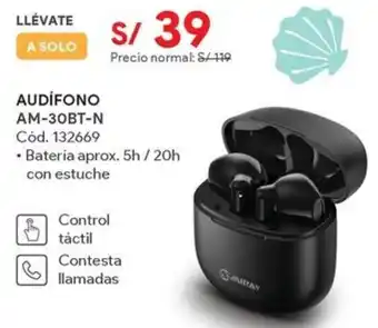 Hiraoka Audifono AM-30BT-N oferta