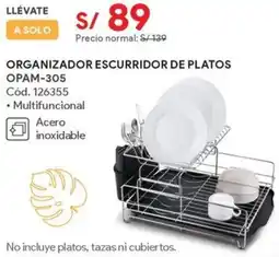 Hiraoka Organizador escurridor de platos OPAM-305 oferta