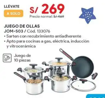 Hiraoka Juego de ollas JOM-503 oferta