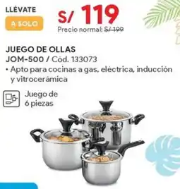 Hiraoka Juego de ollas JOM-500 oferta