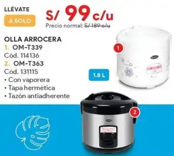 Hiraoka Olla arrocera OM-T339 oferta