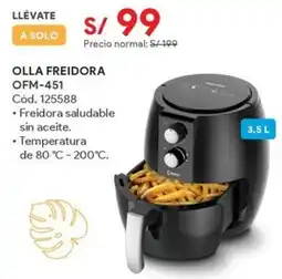 Hiraoka Olla freidora OFM-451 oferta