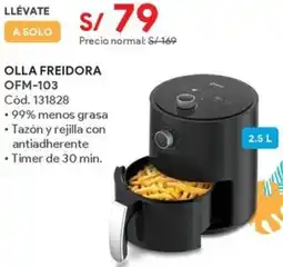 Hiraoka Olla freidora OFM-103 oferta