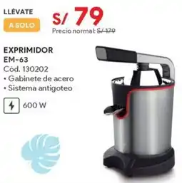 Hiraoka Exprimidor EM-63 oferta