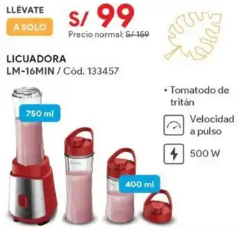 Hiraoka Licuadora LM-16MIN oferta