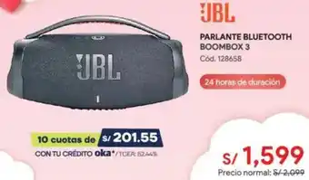 Hiraoka Jbl parlante bluetooth boombox 3 oferta