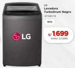 La Curacao Lg lavadora turbodrum negro oferta